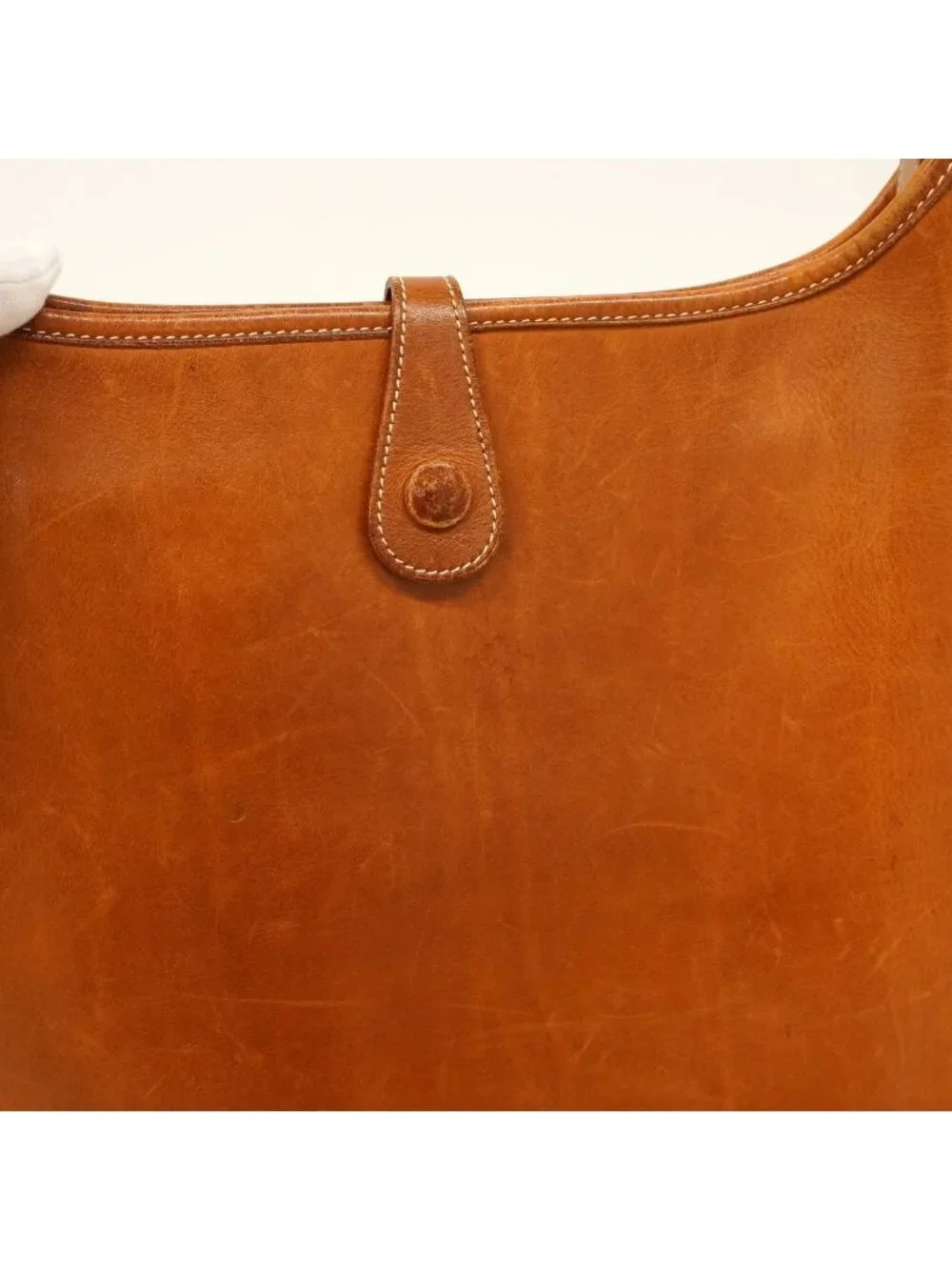 Hermes Shoulder Bag Evelyne Barenia Fauve Gold